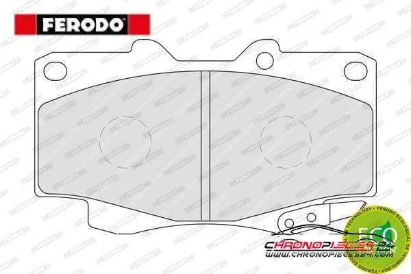 Achat de FERODO FDB1852 Kit de plaquettes de frein, frein à disque pas chères