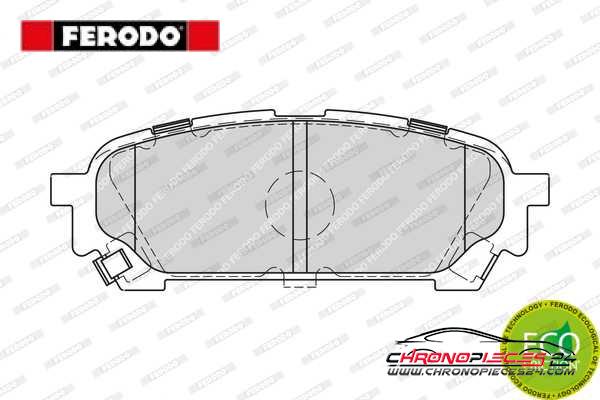 Achat de FERODO FDB1861 Kit de plaquettes de frein, frein à disque pas chères