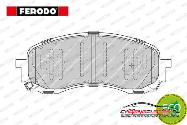 Achat de FERODO FDB1863 Kit de plaquettes de frein, frein à disque pas chères