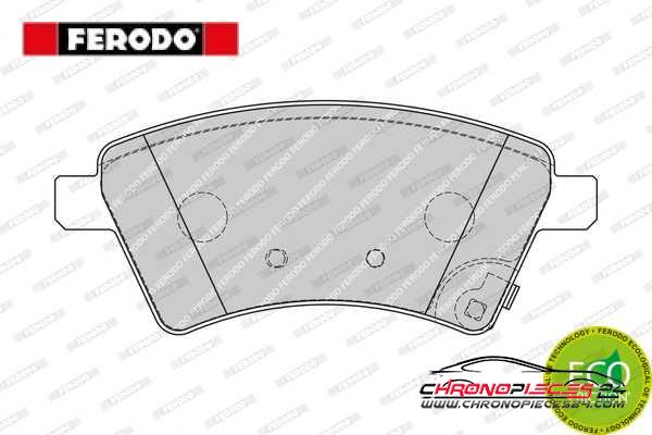 Achat de FERODO FDB1875 Kit de plaquettes de frein, frein à disque pas chères