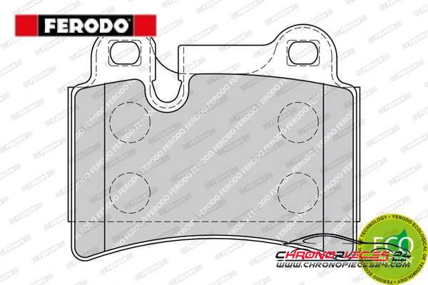 Achat de FERODO FDB1878 Kit de plaquettes de frein, frein à disque pas chères