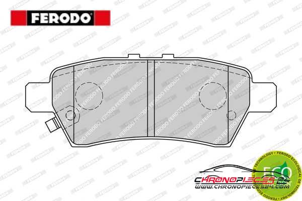 Achat de FERODO FDB1882 Kit de plaquettes de frein, frein à disque pas chères