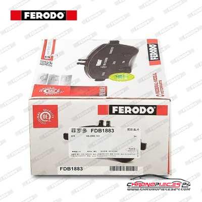 Achat de FERODO FDB1883 Kit de plaquettes de frein, frein à disque pas chères