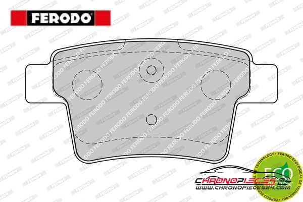 Achat de FERODO FDB1885 Kit de plaquettes de frein, frein à disque pas chères