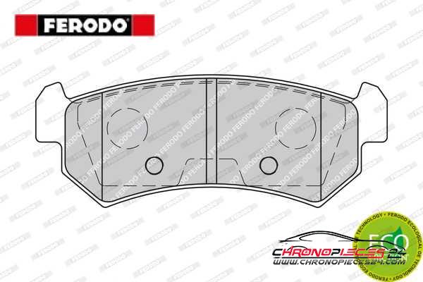 Achat de FERODO FDB1889 Kit de plaquettes de frein, frein à disque pas chères