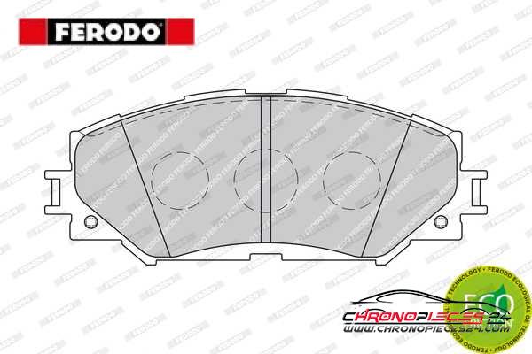 Achat de FERODO FDB1891 Kit de plaquettes de frein, frein à disque pas chères