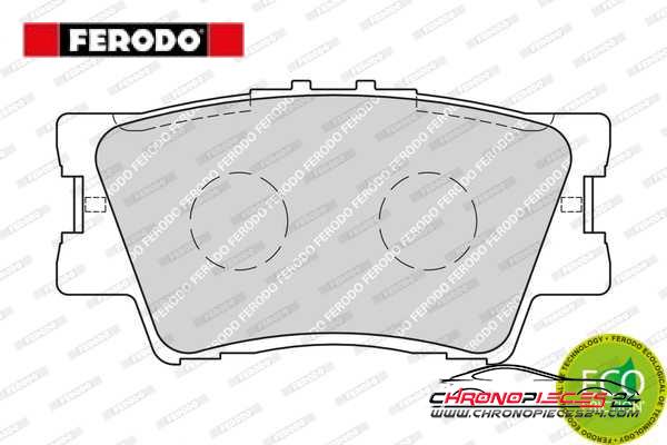 Achat de FERODO FDB1892 Kit de plaquettes de frein, frein à disque pas chères