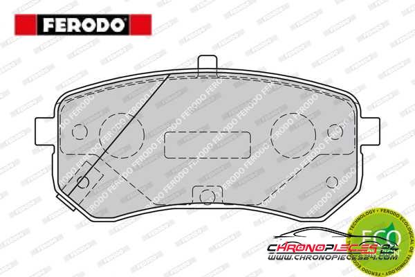 Achat de FERODO FDB1902 Kit de plaquettes de frein, frein à disque pas chères