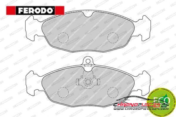 Achat de FERODO FDB1903 Kit de plaquettes de frein, frein à disque pas chères