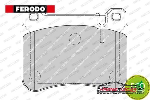 Achat de FERODO FDB1907 Kit de plaquettes de frein, frein à disque pas chères