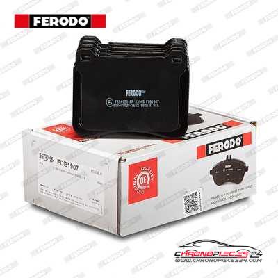 Achat de FERODO FDB1907 Kit de plaquettes de frein, frein à disque pas chères