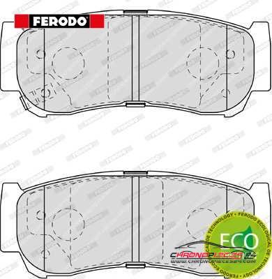 Achat de FERODO FDB1910 Kit de plaquettes de frein, frein à disque pas chères