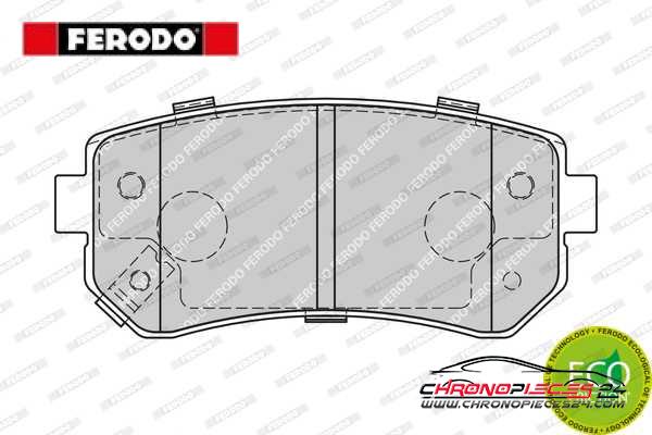 Achat de FERODO FDB1956 Kit de plaquettes de frein, frein à disque pas chères