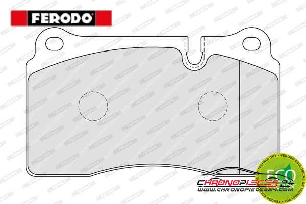 Achat de FERODO FDB1996 Kit de plaquettes de frein, frein à disque pas chères