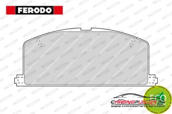 Achat de FERODO FDB308 Kit de plaquettes de frein, frein à disque pas chères