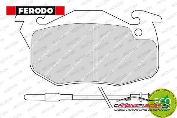 Achat de FERODO FDB393 Kit de plaquettes de frein, frein à disque pas chères