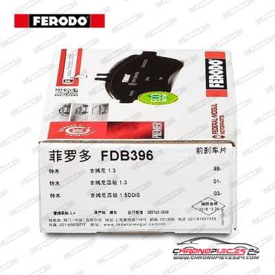 Achat de FERODO FDB396 Kit de plaquettes de frein, frein à disque pas chères