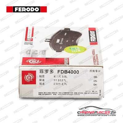 Achat de FERODO FDB4000 Kit de plaquettes de frein, frein à disque pas chères