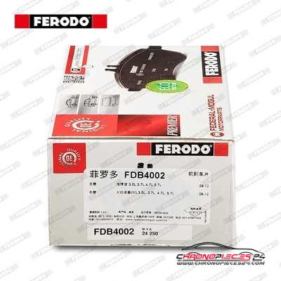 Achat de FERODO FDB4002 Kit de plaquettes de frein, frein à disque pas chères