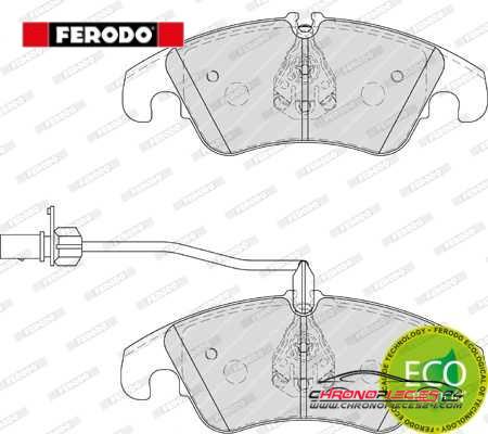 Achat de FERODO FDB4044 Kit de plaquettes de frein, frein à disque pas chères