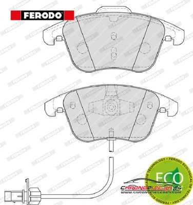 Achat de FERODO FDB4045 Kit de plaquettes de frein, frein à disque pas chères