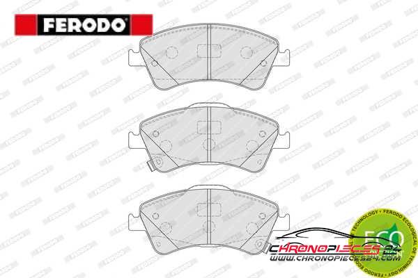 Achat de FERODO FDB4047 Kit de plaquettes de frein, frein à disque pas chères