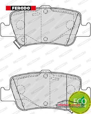 Achat de FERODO FDB4048 Kit de plaquettes de frein, frein à disque pas chères