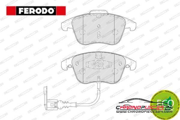 Achat de FERODO FDB4057 Kit de plaquettes de frein, frein à disque pas chères