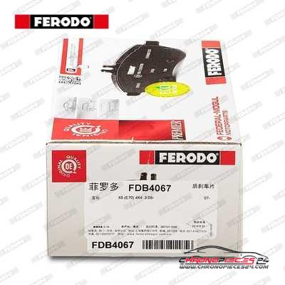 Achat de FERODO FDB4067 Kit de plaquettes de frein, frein à disque pas chères