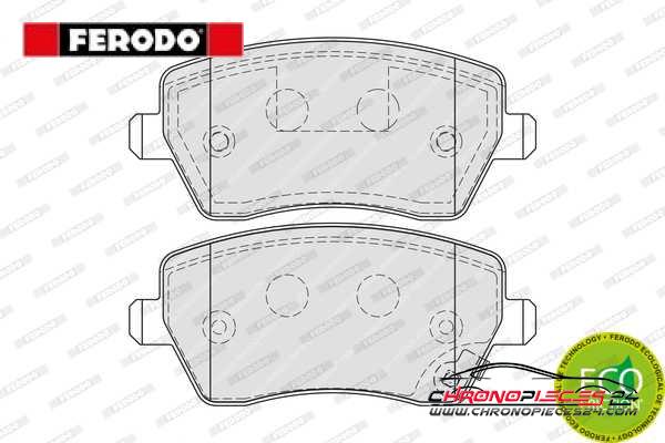 Achat de FERODO FDB4069 Kit de plaquettes de frein, frein à disque pas chères