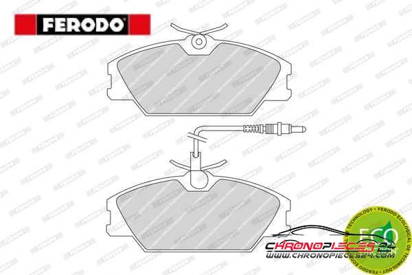 Achat de FERODO FDB406 Kit de plaquettes de frein, frein à disque pas chères