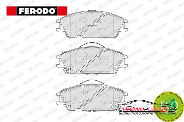 Achat de FERODO FDB4076 Kit de plaquettes de frein, frein à disque pas chères