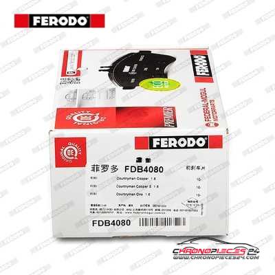 Achat de FERODO FDB4080 Kit de plaquettes de frein, frein à disque pas chères