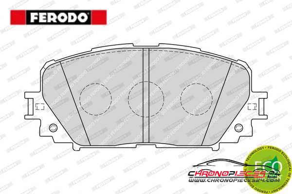 Achat de FERODO FDB4081 Kit de plaquettes de frein, frein à disque pas chères