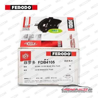 Achat de FERODO FDB4105 Kit de plaquettes de frein, frein à disque pas chères