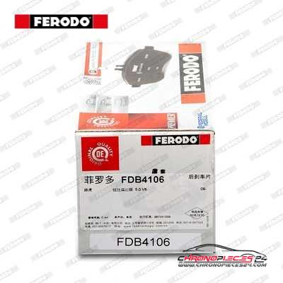 Achat de FERODO FDB4106 Kit de plaquettes de frein, frein à disque pas chères