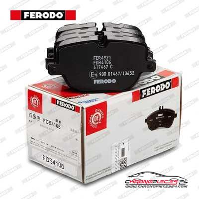 Achat de FERODO FDB4106 Kit de plaquettes de frein, frein à disque pas chères