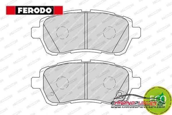 Achat de FERODO FDB4110 Kit de plaquettes de frein, frein à disque pas chères