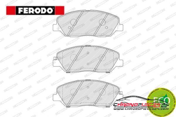 Achat de FERODO FDB4111 Kit de plaquettes de frein, frein à disque pas chères