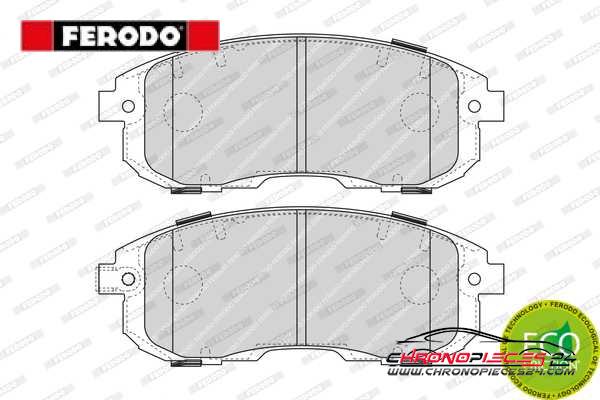 Achat de FERODO FDB4112 Kit de plaquettes de frein, frein à disque pas chères