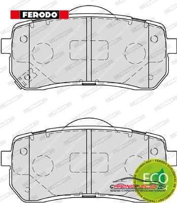 Achat de FERODO FDB4114 Kit de plaquettes de frein, frein à disque pas chères