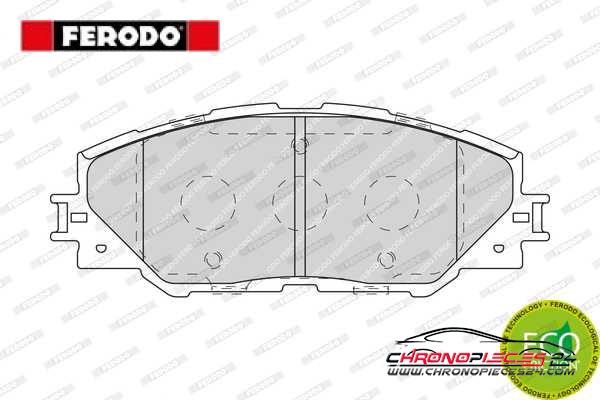 Achat de FERODO FDB4136 Kit de plaquettes de frein, frein à disque pas chères