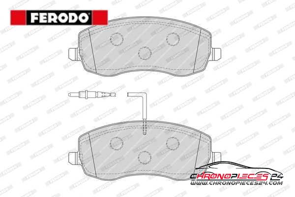 Achat de FERODO FDB4154 Kit de plaquettes de frein, frein à disque pas chères