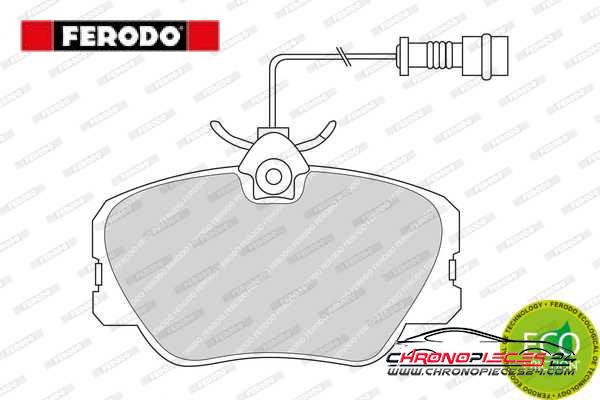 Achat de FERODO FDB415 Kit de plaquettes de frein, frein à disque pas chères