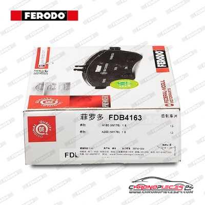 Achat de FERODO FDB4163 Kit de plaquettes de frein, frein à disque pas chères