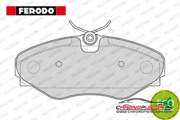 Achat de FERODO FDB4176 Kit de plaquettes de frein, frein à disque pas chères