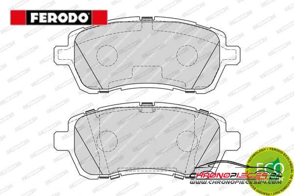 Achat de FERODO FDB4179 Kit de plaquettes de frein, frein à disque pas chères