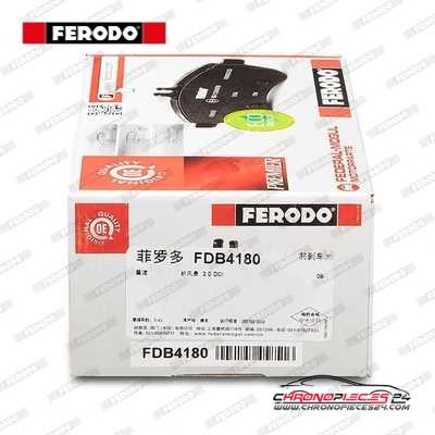 Achat de FERODO FDB4180 Kit de plaquettes de frein, frein à disque pas chères