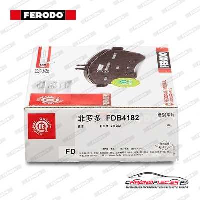 Achat de FERODO FDB4182 Kit de plaquettes de frein, frein à disque pas chères