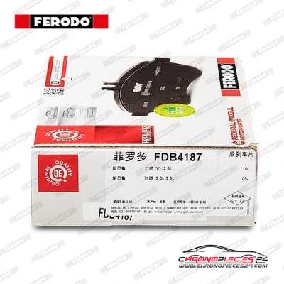 Achat de FERODO FDB4187 Kit de plaquettes de frein, frein à disque pas chères